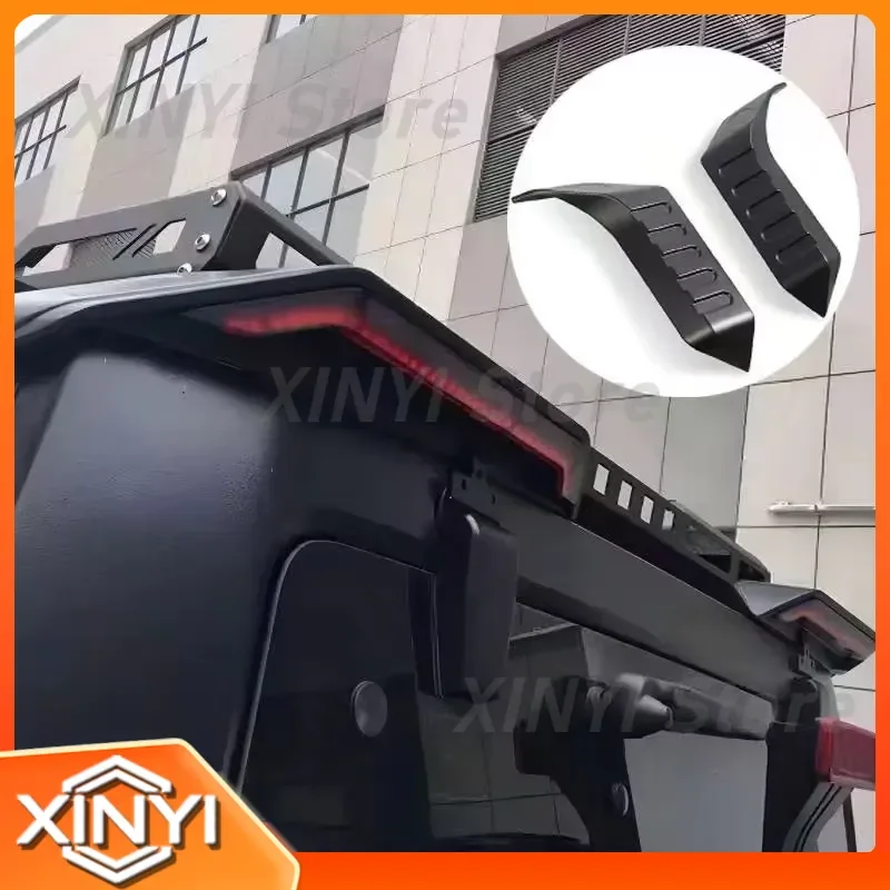 LED Tail Wing Roof Light ABS Spoiler Side Splitter Top Lip Accessories for Jeep Wrangler JL 2018+