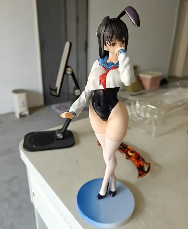 

Sr Figure Ornament Of 《The White Haired Girl Who Gets Up》Kasugano Sora 1/7 27cm Waking Up Sauce Painting Forest In Stock ﻿