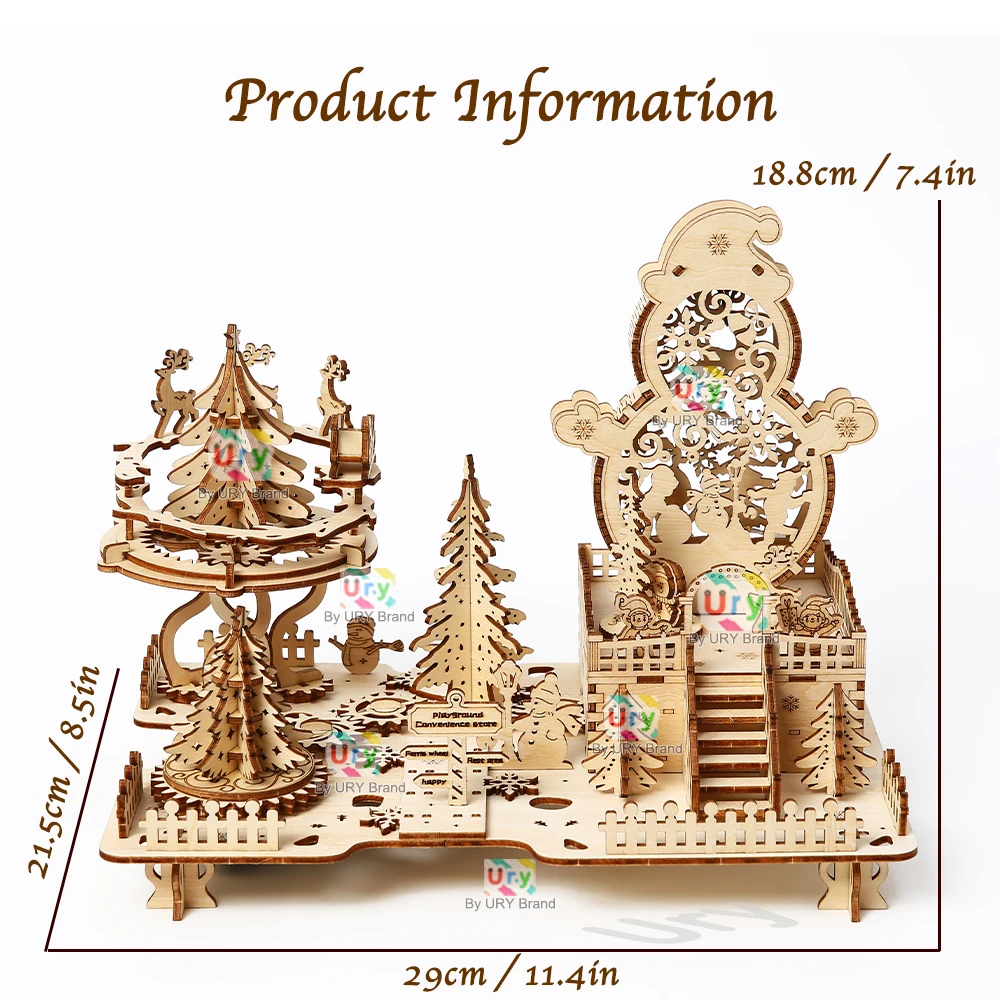 3D Ahşap Yapboz Noel Eğlence P - Musical Instrument Park incelemesi ve fiyatı