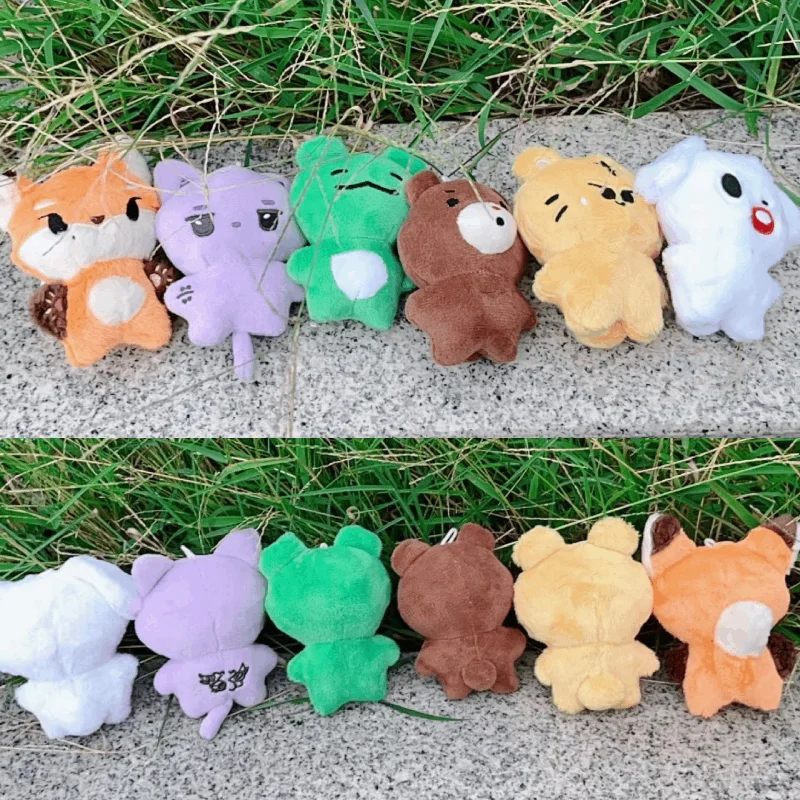 MONSTAX Kpop Plush Toys Kihyun Shownu JooheonHyungwon Plushie Keychain Kawaii Stuffed Animal Toys For Girls Navidad Gift