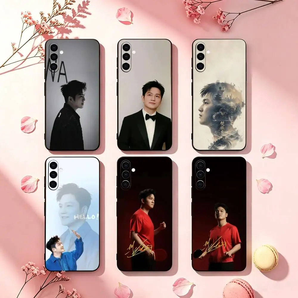 Fan Zhendong Table Tennis Phone Case For Samsung Galaxy A73,A72,A71,A70,A53,A52,A51,Others Soft Black Cover