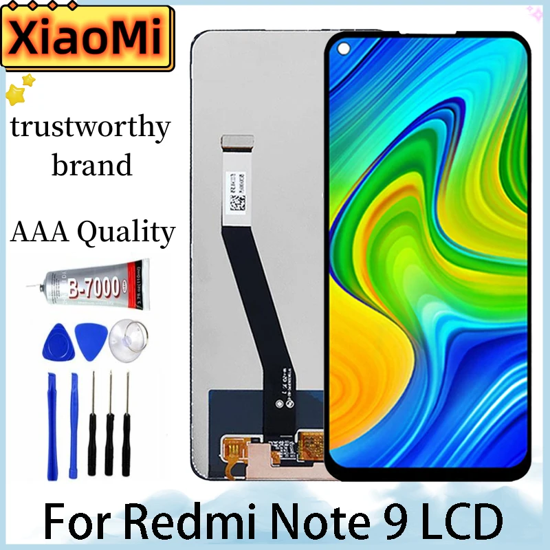 

6.53" Original For Xiaomi Redmi Note 9 LCD Display M2003J15SC Touch Screen For Redmi 10X 4G LCD M2003J15SG Display M2003J15SS