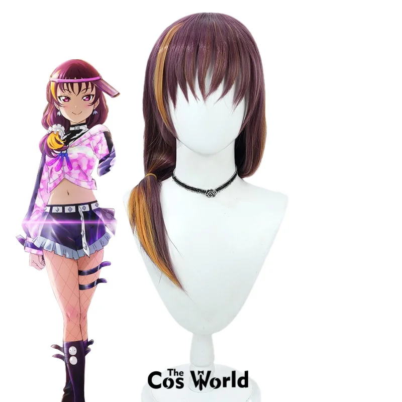 

Love Live Sunshine Kazuno Leah 60 см длинные Хэллоуин аниме косплей парики синтетические волосы + шапочка для парика