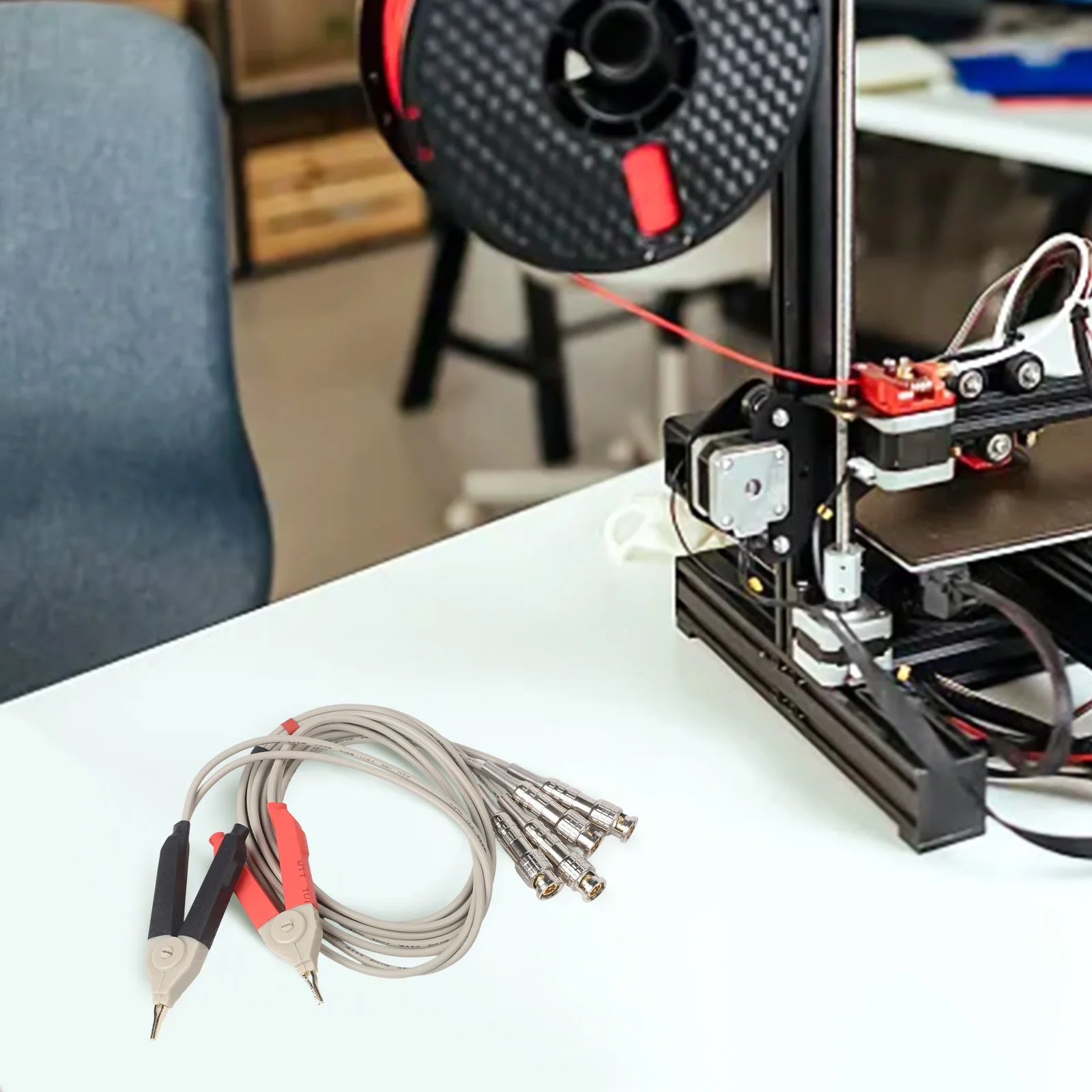 

Профессиональный тестовый провод LCR с четырьмя клеммами типа «банан» для тестирования компонентов и диагностики печатных плат