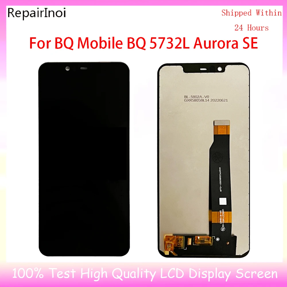 100% Tested LCD Display For BQ Mobile BQ 6430L 5732L 6040L 6015L 6424L Magic O LCD Display Touch Screen Digitizer Assembly