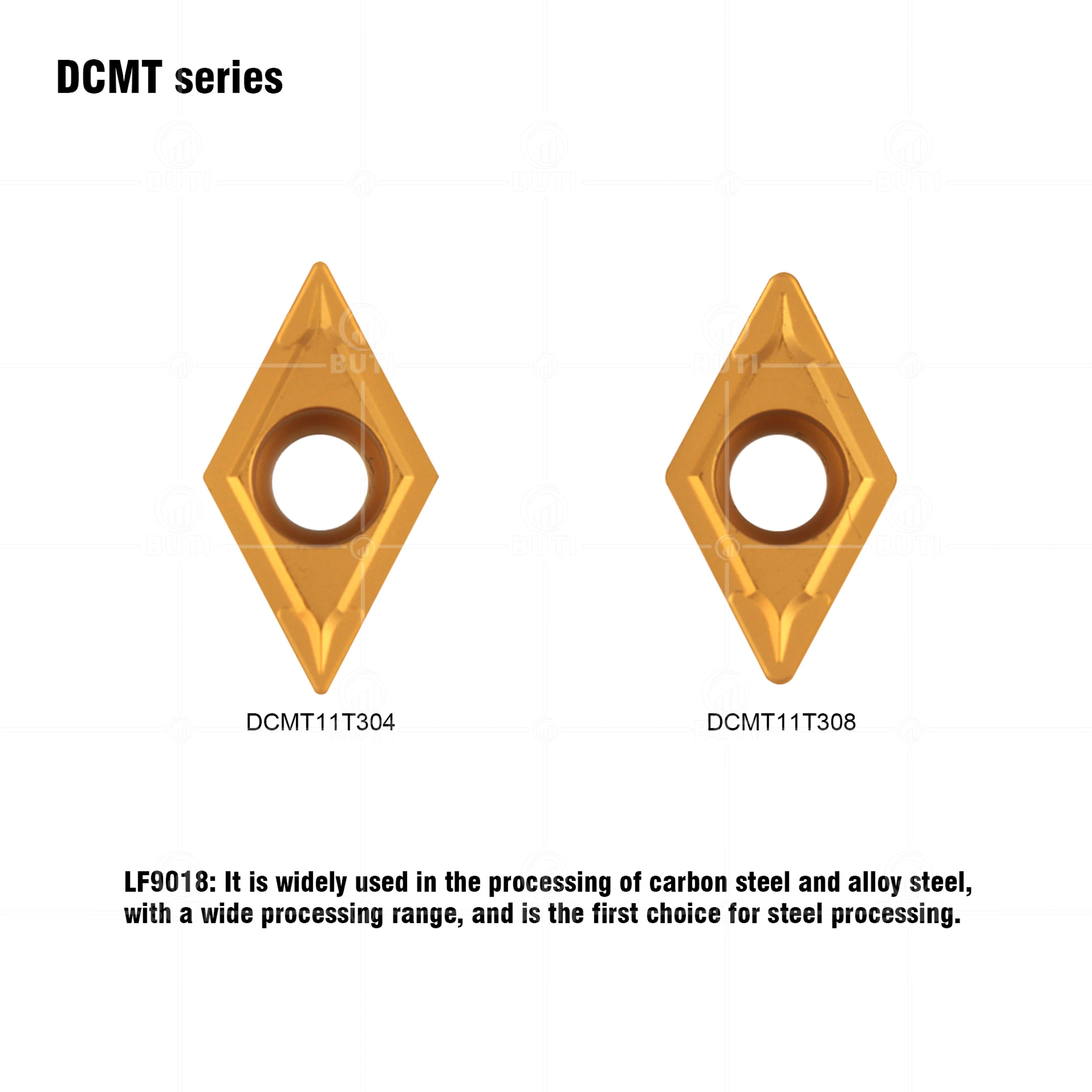 Imagem -05 - Deskar 100 Original Dcmt11t304 Dcmt11t308 Lf9018 Carbide Insere Ferramentas de Torno Cnc Lâminas de Liga Dura para Processamento de Aço