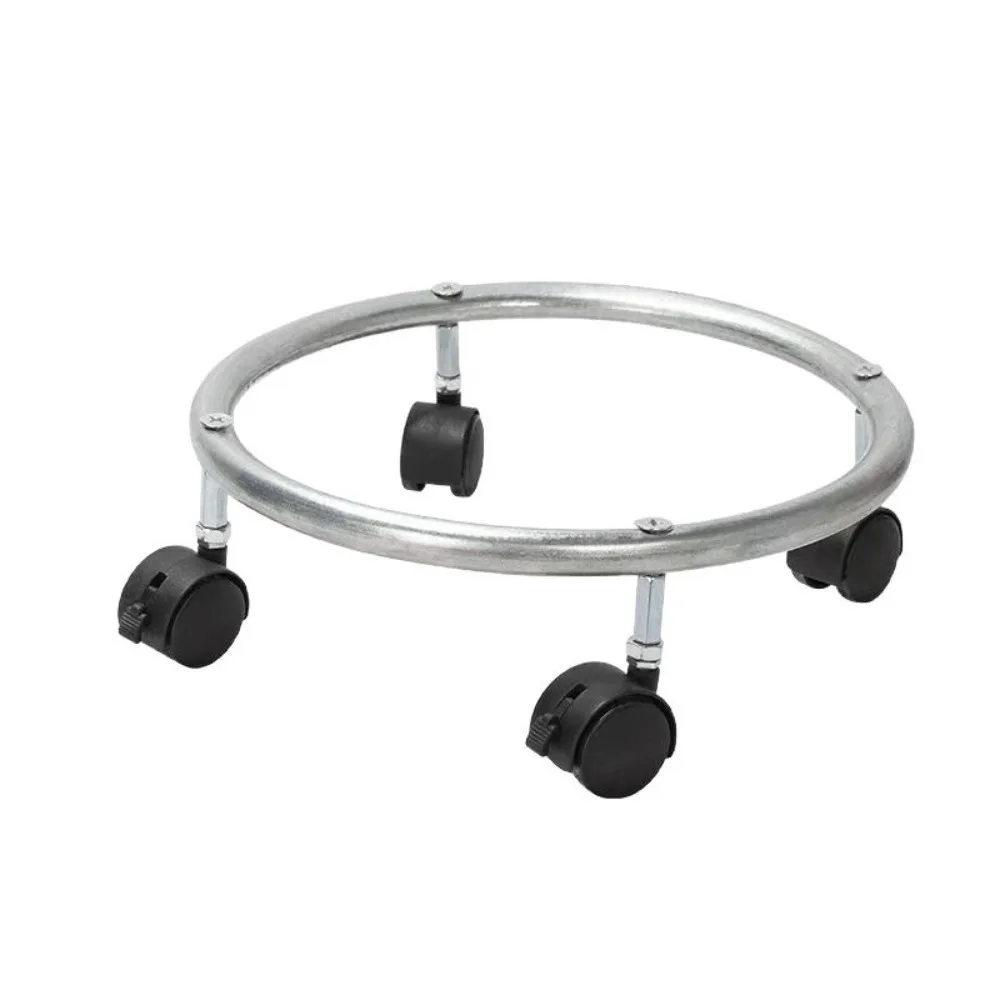 360 Degree Rotation Propane Tank Dolly Brake Wheels Heavy Duty Gas Cylinder Base Scratch Resistant Gas Tank Cart Indoor Kitchen