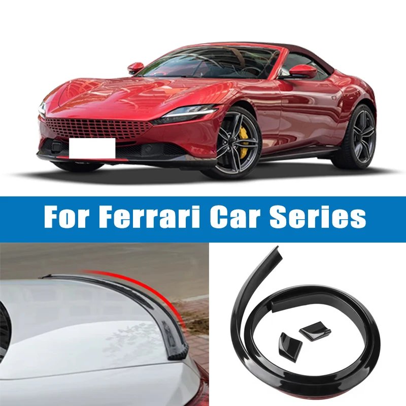 

1.5M Car-Styling 5D Carbon Fiber Spoilers Styling DIY Refit Spoiler For Ferrari 488 F8 296 812 SF90 Roma Portofino 458 430 360