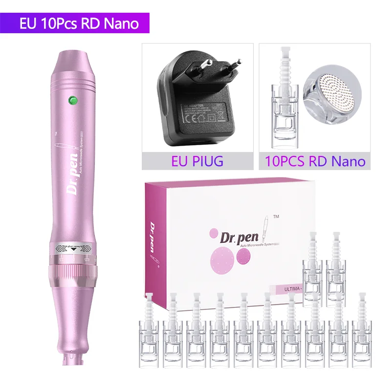 Authentieke Dr. Pen Ultima M7 12 stuks 0,25 mm naalden Multifunctioneel gezichtsmesotherapie huid draadloos elektrisch derma beauty apparaat