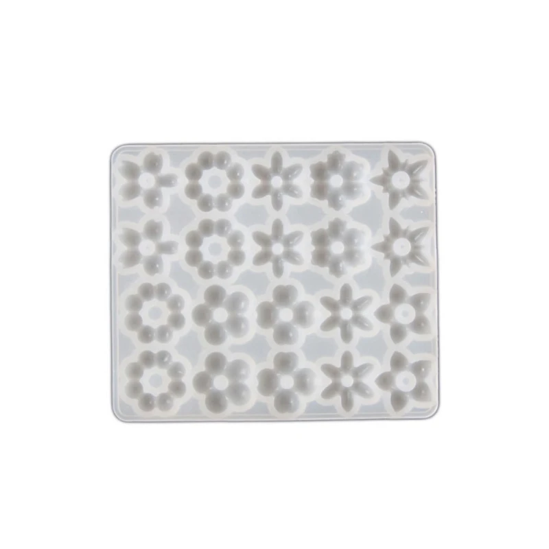 Fünf Blütenblätter-Designs, Formen aus Silikonmaterialien für die Herstellung einzigartiger Ohrringe, 3 x – Detail 1