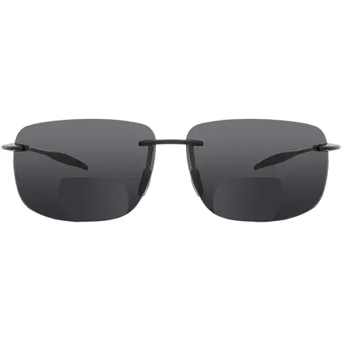 MAXJULI Bifocal Polarized Sunglasses for Women Men,TR90 Frame Ultra Lightweight and Sun Reading UV Protection 8009