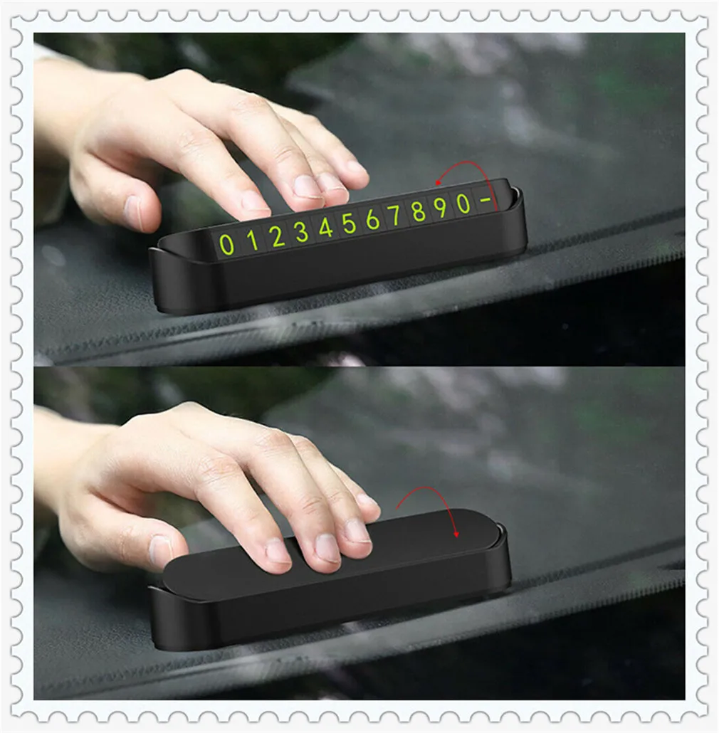 Car Styling Accessories Temporary Parking Card Phone for vw-golf VII ford-fiesta seat-Ibiza III HYUNDAI-ELANTRA