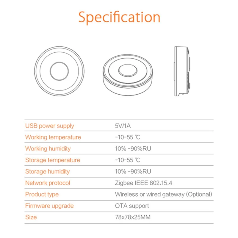 

AC56-Tuya Zigbee Wired Gateway Hub Smart Control Center With LAN Interface APP Remote Control Zigbee Sub-Devices