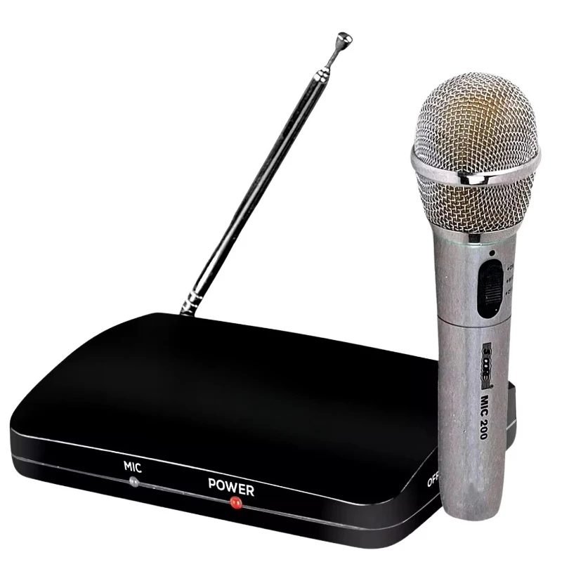 5-Core Wireless Microphone System D0100H5EUPX Dual Function Receiver with Retractable Antenna for Professional Audio
