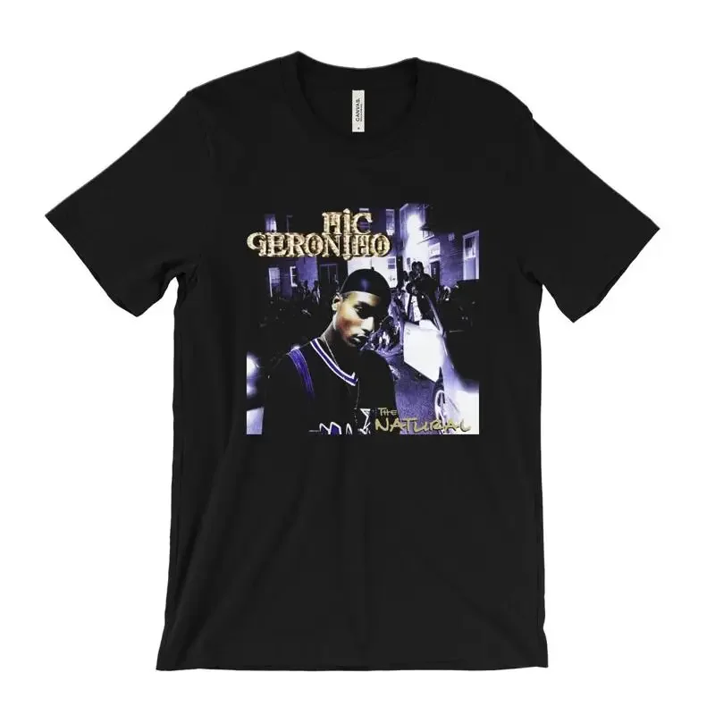 Mic Geronimo T Shirt The Natural Album Cover Art 90s boom bap hip hop nas