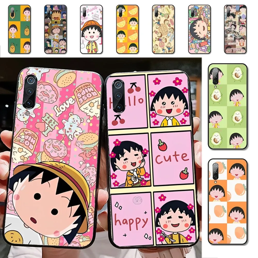 เคสโทรศัพท์ลายอะนิเมะน่ารัก Chibi Maruko สำหรับ Xiaomi Mi 5X 8 9 10 11 12 LITE PRO 10T PocoX3pro PocoM3 Note 10 Pro Lite