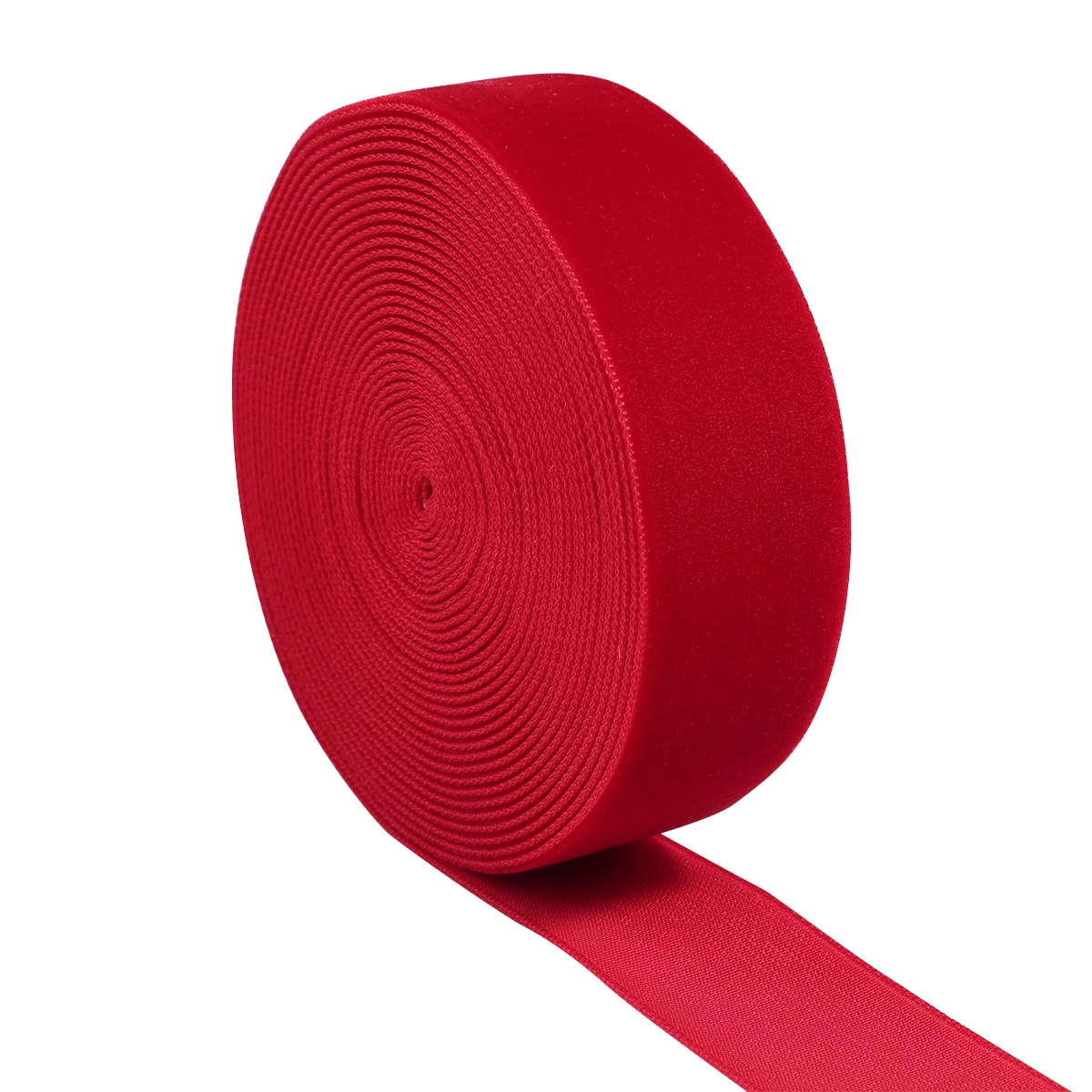 5–10 Yards/Rolle, einseitiges Samtband, weinrotes schwarzes Band für handgefertigte Geschenkstraußverpackungen, Weihnachtsfeier-Dekoration – Detail 8
