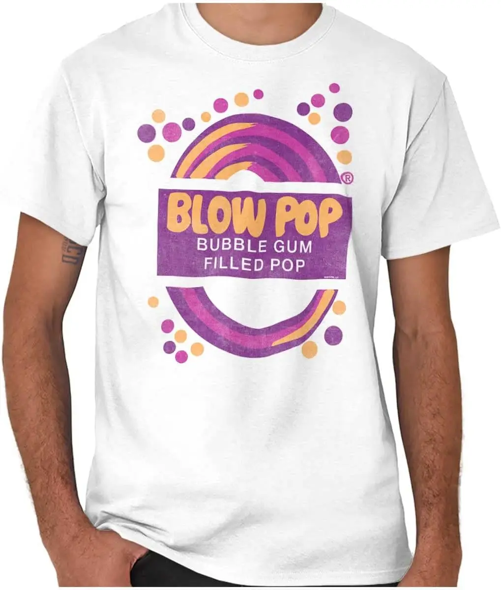 Blow Pop Retro Candy Lollipop Wrapper Graphic T Shirt Men or Women