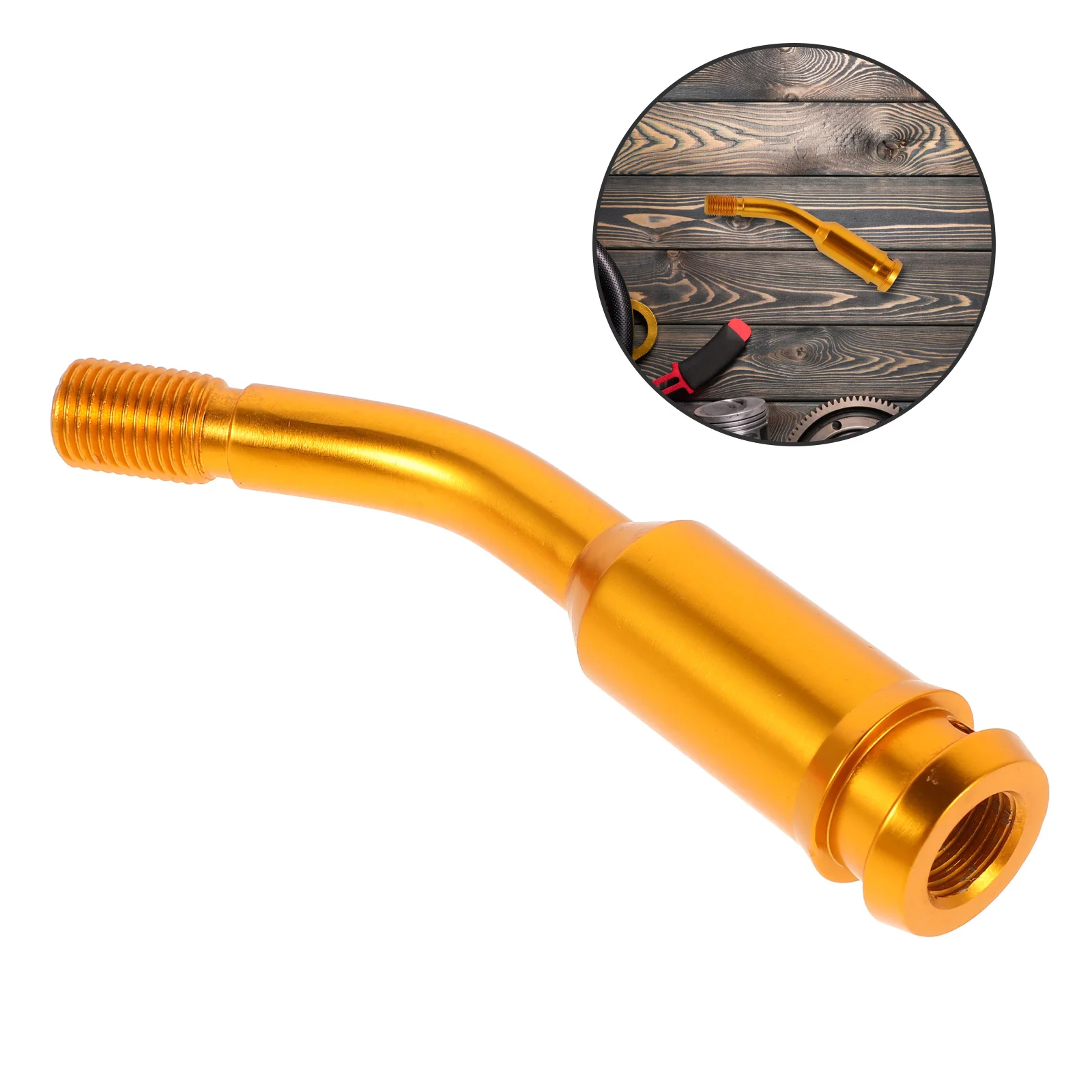 

Car Gear Shift Extension Rod Adjustable Extended Lever Gear Shifter Stick Extender for Manual Automatic Transmission Upgrade