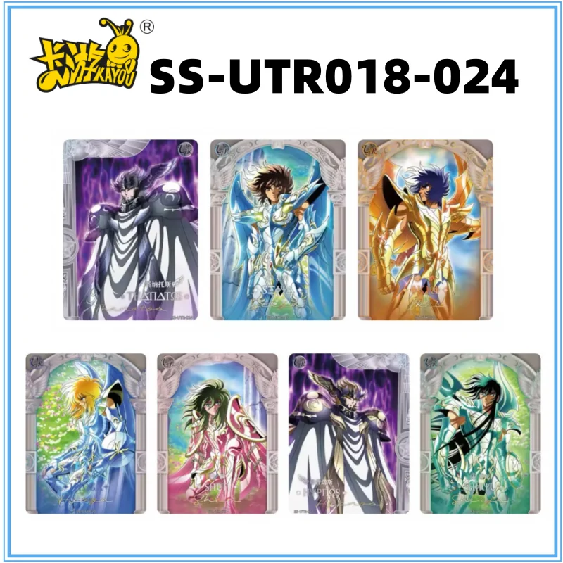 KAYOU Genuine Saint Seiya 4 series Athena Pope Poseidon Cards SE MR UR BP SR Full Set Kids Toy Game Anime Rare Collection Card