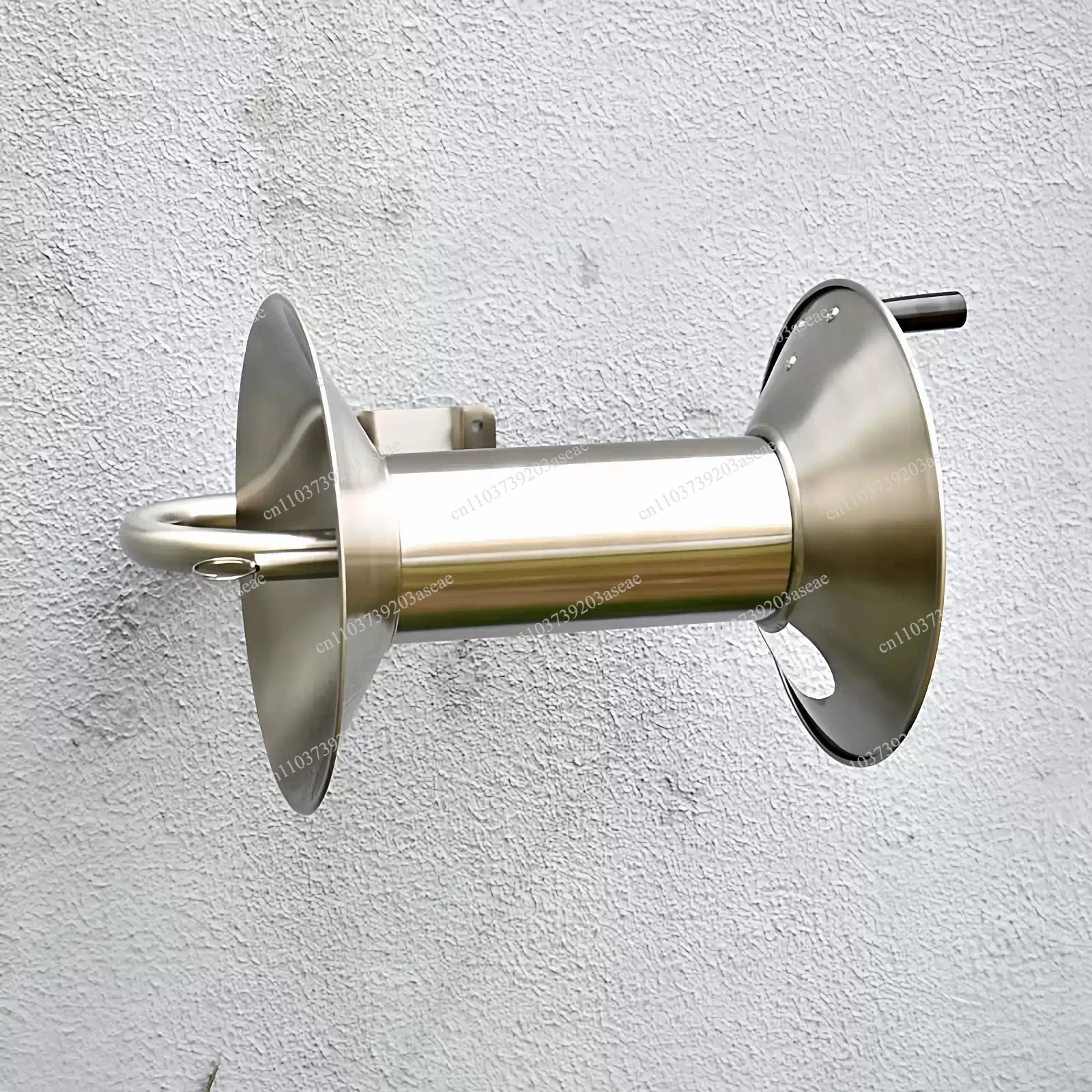 Stainless Steel Watering Organizer Car Wash Rack Hose Winder Household Hose Coiler Holder