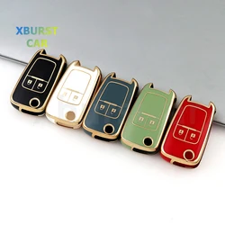 2 Buttons TPU Car Key Cover Case for Opel Astra Corsa Meriva Zafira Antara J For Chevrolet Cruze Aveo Trax Shell Fob Accessories