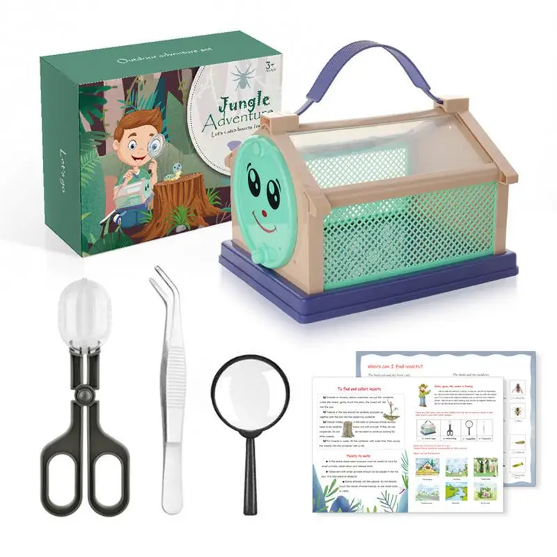 Fly Catching Kit Science Educational Kit Educational Kids Explorer Camping Kit Safe Science Educational Kit With Fly Observation