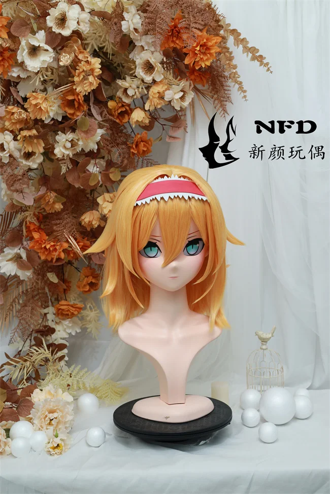 

(Alice) Full head super sweet female resin crossdressing BJD Doll kig cosplay kigurumi mask