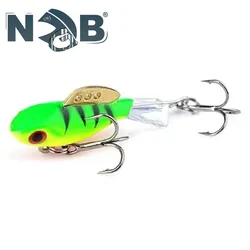 NGB 4-17g Metal Balancer Winter Fishing Lure 38mm-65mm 3D Eye Hard Bait Lure Ice Fishing Jigging For Bass Pike
