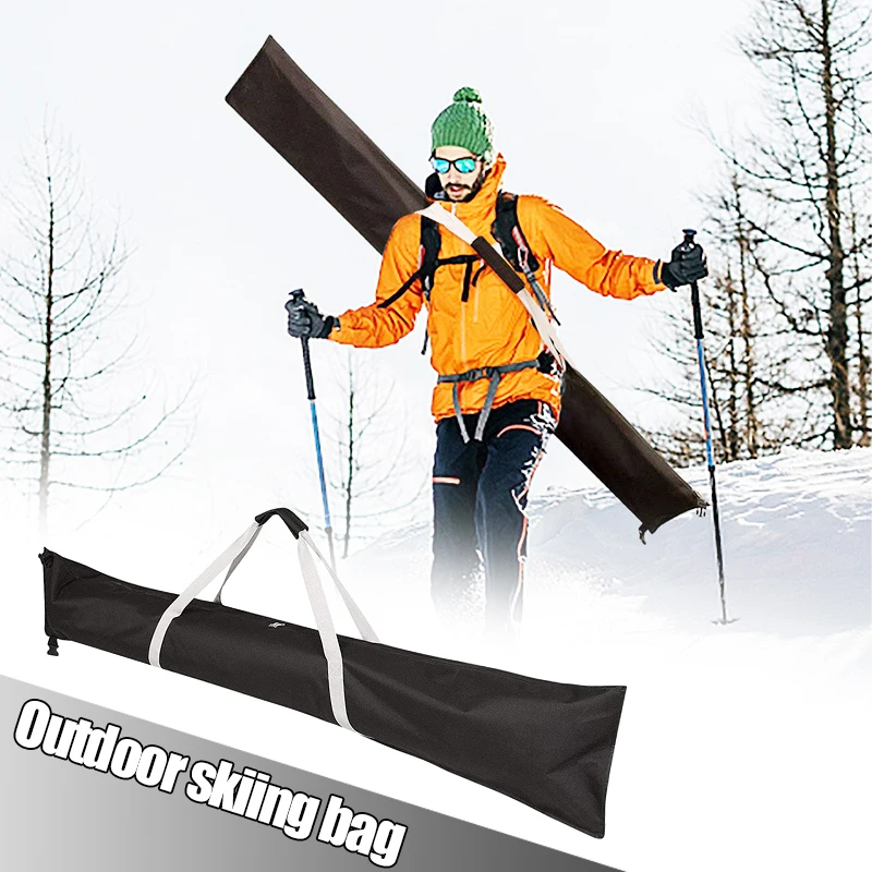 185Cm Ski Bag Portable Snowboard Bag for Snow Travels and Skiing Waterproof Winter Outdoor Ski Accessories Snow Sport