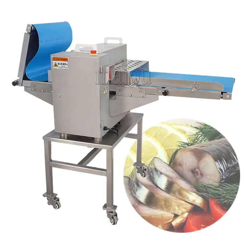 Electric Stainless Steel Meat Cutting Machine Micro Frozen Meat Chicken Duck Fish Rib Cutting Machine Meat Slicing Machine