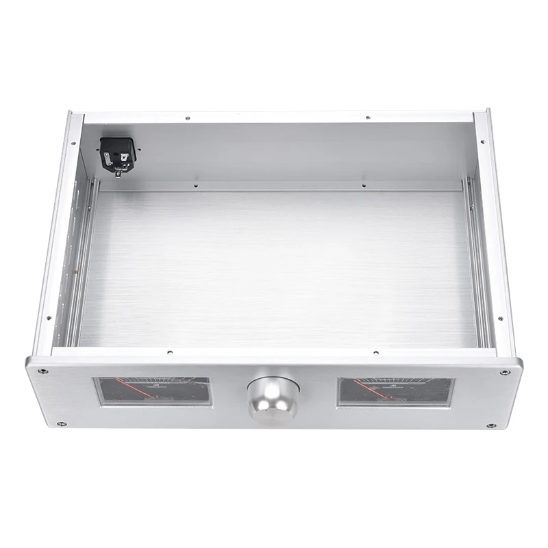 BRZHIFI Retro Chassis Model 3610 Pre-stage Amplifier Enclosure Customized Audio Amp Case DIY Aluminum Box