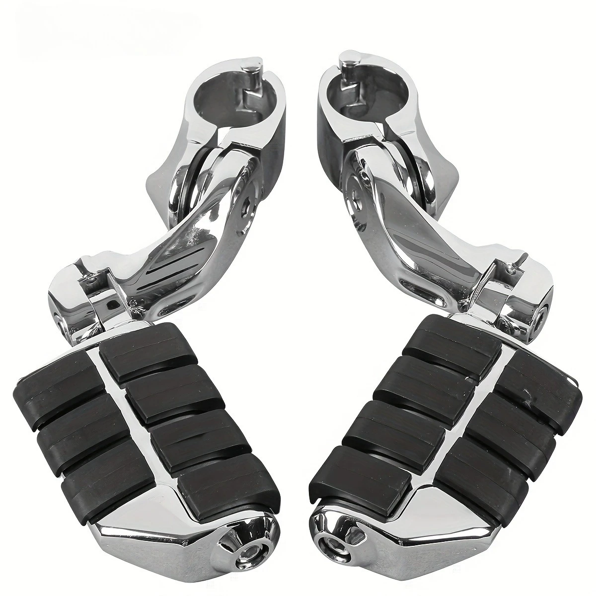 

Подножки для защиты двигателя, подставка для ног с короткими угловыми зажимами, подходят для Harley Touring Road Street Glide