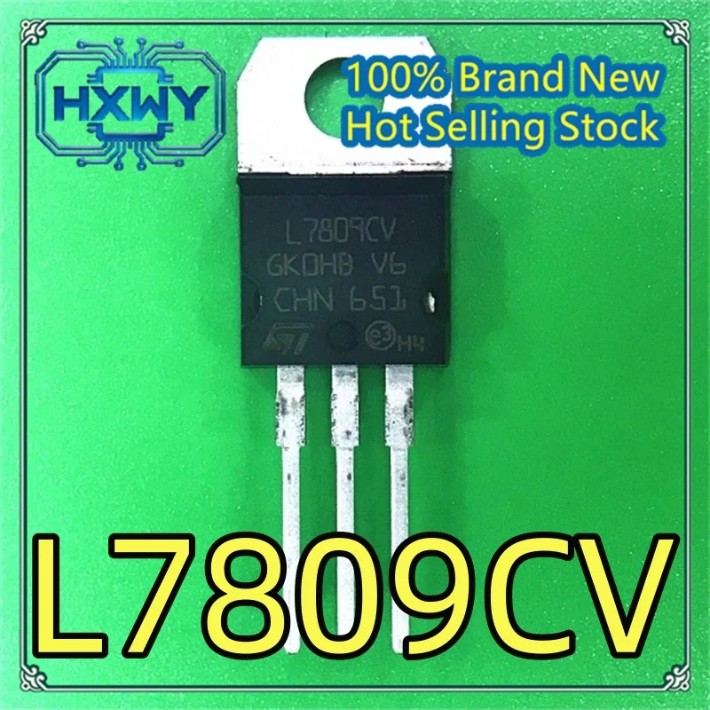 

(5/50 pieces) L7809CV-DG L7809CV TO220 Linear Three Terminal Voltage Regulator Transistor Imported IC Chip Fast Shipping