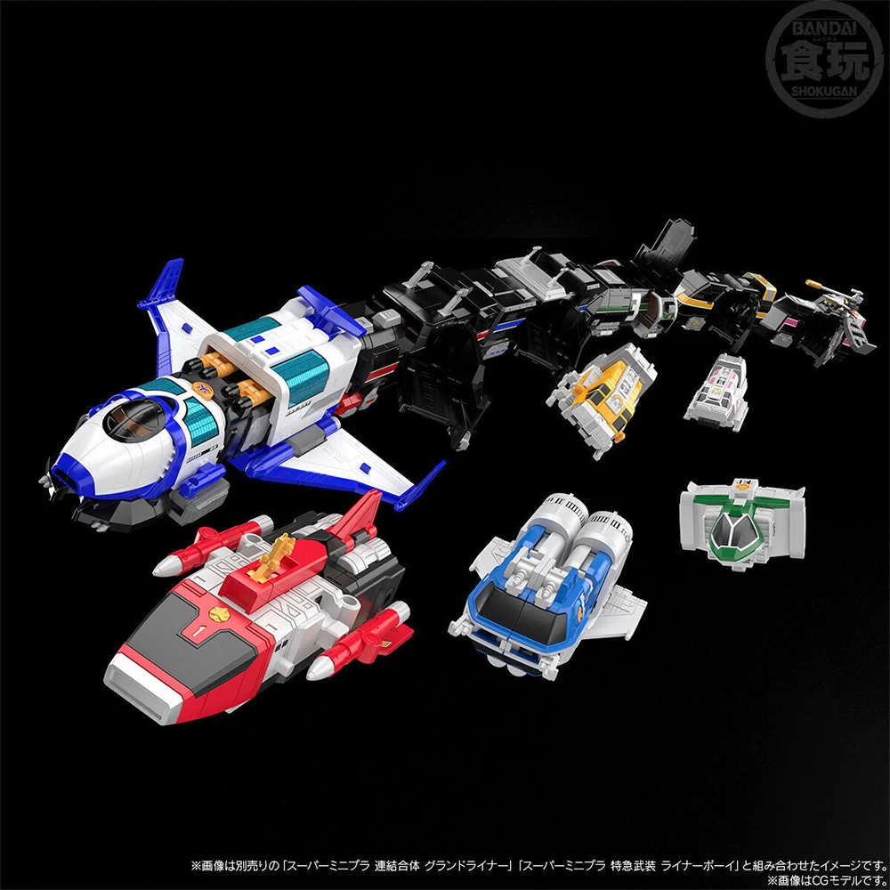 In Stock Bandai Original SMP Kyuukyuu Sentai Gogofive Victory Mars Assembly Robot Model Toys Collectible Figures Gifts for Fans