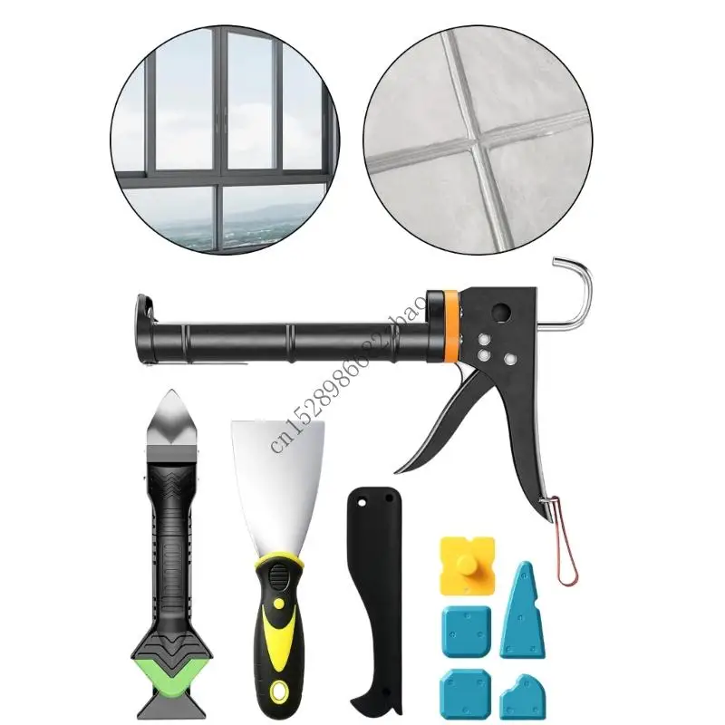 أداة تسد H7EA مع مزيل Cairk وقطع المعجون للاستحمام والحمام إزالة السد #5