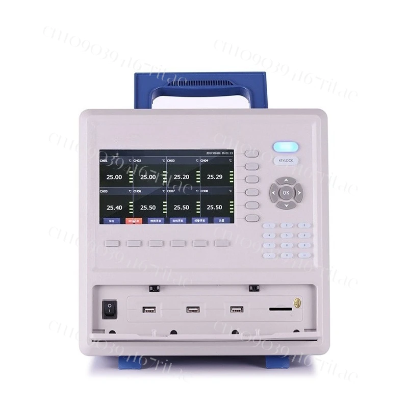 

Tonghui TH2552 TH2553 Multichannel Temperature Recorder Standard Data Logger TH25521 Eight-way Data Sampling Module