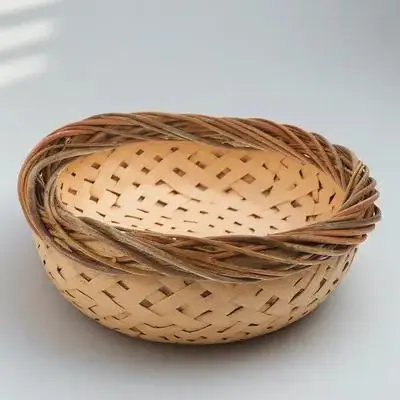 

1pc Wicker For Crafts Diy Round Frame Christmas Wreath Making Circle Wall Decoration Wreath Crafting Use Interior Decor