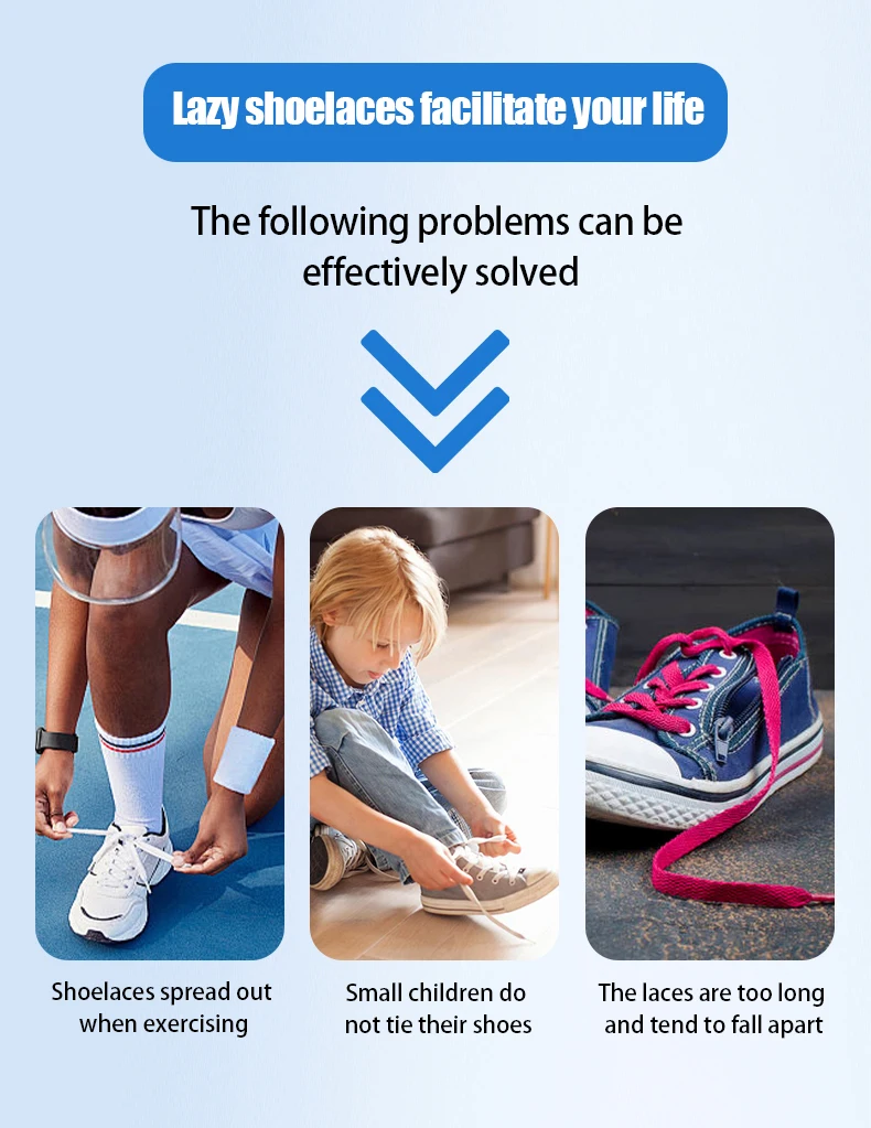 Schuhband-Schnallen zum Aufdrücken, Metall-Schnürsenkelsicherungen, sichere Befestigungszubehörteile für elastische, flache Sneaker-Schnürsenkel ﻿ – Detail 3
