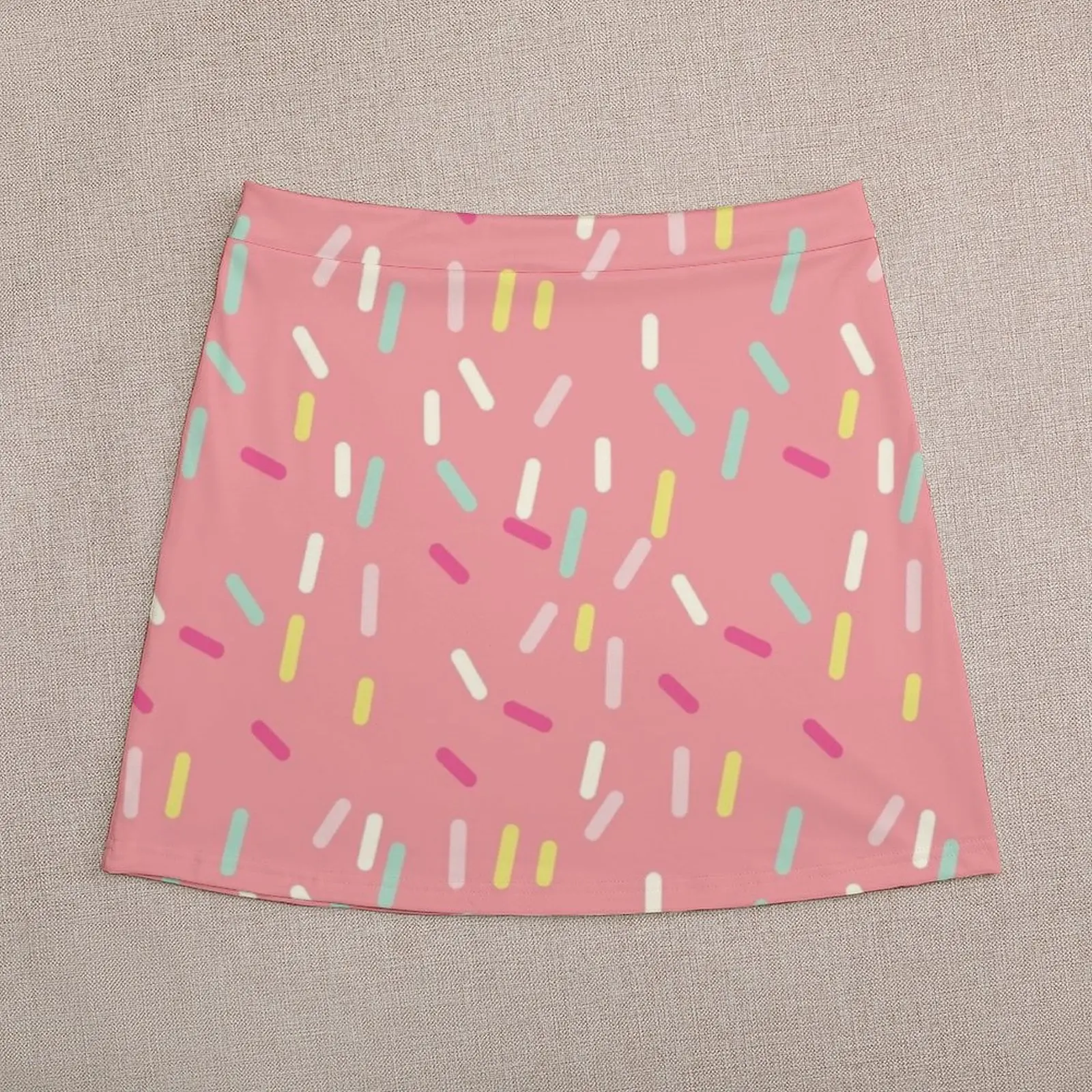 Sprinkles in Pink Mini Skirt skirts for women Skirt satin