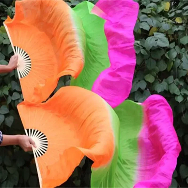 أوشحة خيزران طويلة مصنوعة يدويًا ، وحرير راقص ، وفن عبادة التدرج باللونين الأبيض والأسود ، والرقص الشرقي ، أو ، أو أو أو أو أو أو أو أو