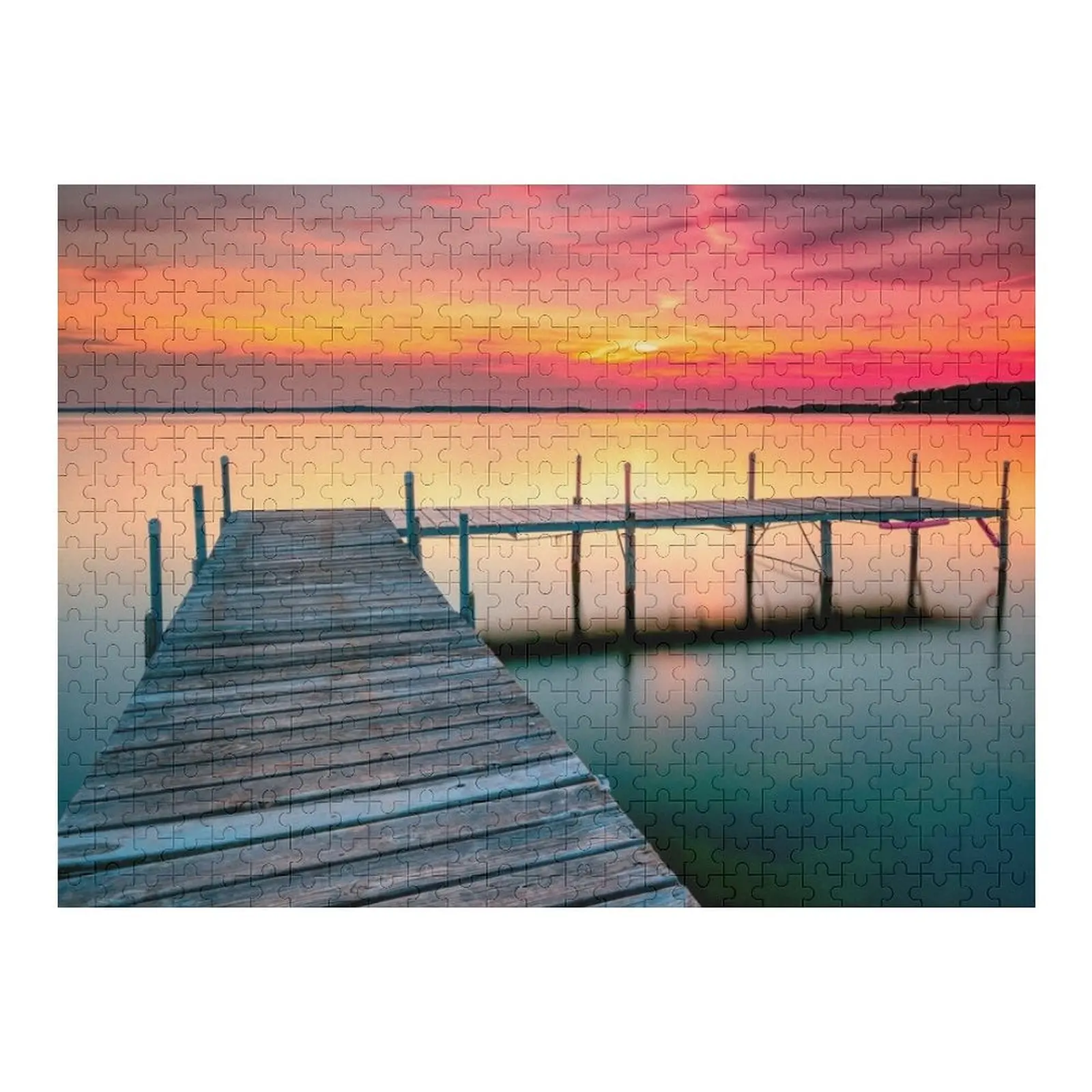 

Вечерний рай - Пейзаж Пазл Мост Пазл Персонализированные игрушки по индивидуальному заказу для детей Персонализированный пазл с детскими предметами