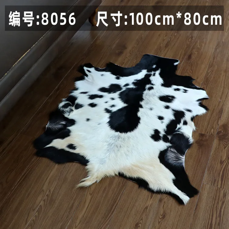 

Latest colorful Natural Goatskin Carpet Cushion, Vintage Accessories, Film Props Homestay Floor Mat