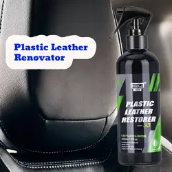 HGKJ 300ML Car Plastic Leather Restorer Renovator Polish Spray Car Cleaner Long Lasting Hydrophobic Coating Plastic Renovation