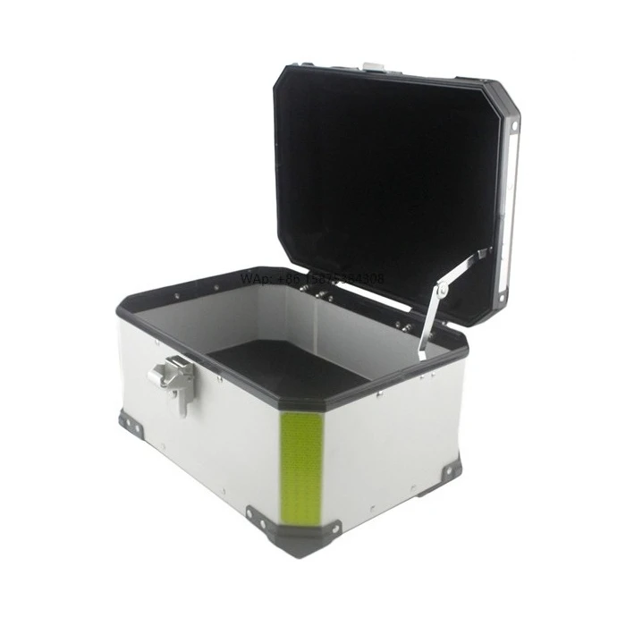 

45L Aluminum Alloy Motorcycle Luggage Tail Box Topcase Universal
