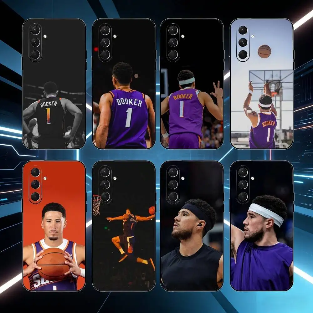 

Basketball D-Devin B-Booker Phone Case For Samsung Galaxy A73,A72,A71,A70,A52,A51 Others Soft Black Cover