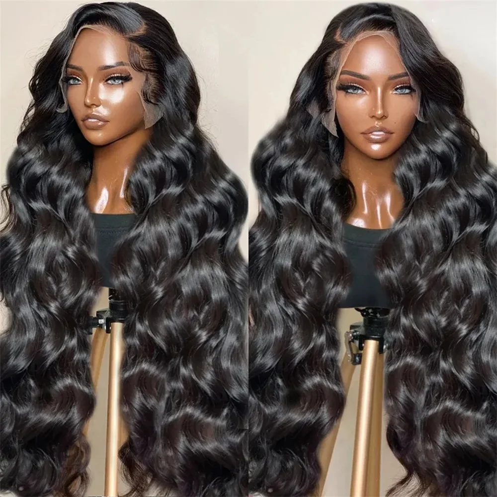 13x4 Transparent Lace Frontal Wig 13x6 Body Wave Lace Front Human Hair Wigs For Women 36 Inch Brazilian 4x4 Lace Closure Wig 12A