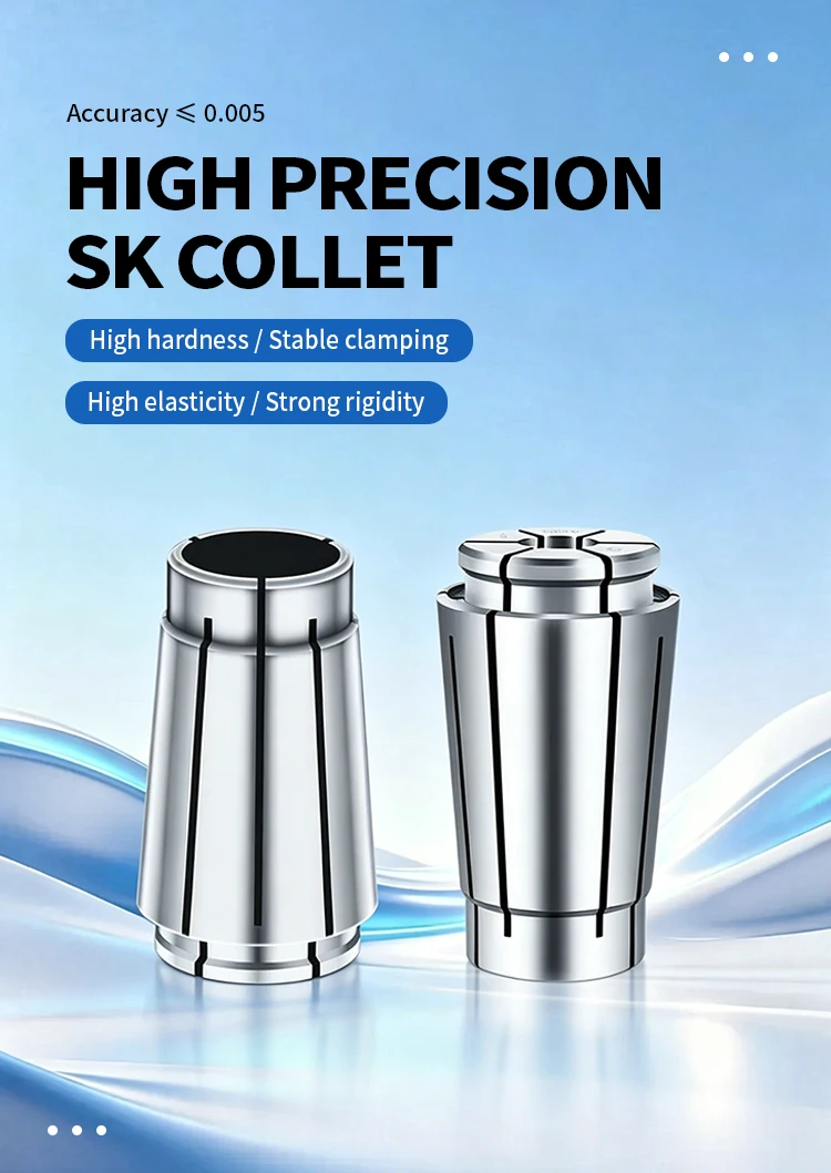 SK High-Precision CNC Lathe Milling Cutter Chuck CNC Cylinder Clamp AAA Grade SK10 SK16 SK25