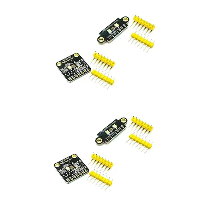 

НОВИНКА 2026: 2x датчик цвета TCS34725, модуль распознавания цвета RGB, плата разработки RGB IIC для Arduino STM32, квадратный