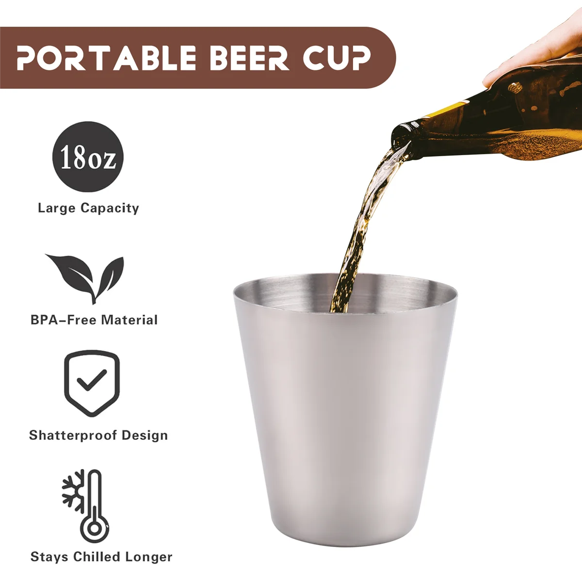 A24P مصقول 30 مل كوب زجاجي صغير من الفولاذ المقاوم للصدأ كؤوس مشروبات للشرب مع حقيبة أغطية جلد لبار المطبخ المنزلي